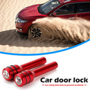 Bling Car Door Lock Knob Aluminum Door Lock Knob Pull Pin 2 Pack (Red) Newly