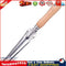Manual Weed Cutter Stainless Steel Wooden Handle Garden Tool Grass Puller Newly