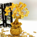 Crystal Money Tree Wealth Prosperity Bonsai DIY Living Room Feng Shui Decoration