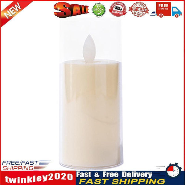 Flameless Candle Lights Electronic Tealight Wedding Home Decor (5x15cm) Newly