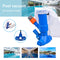 Pool Vacuum Cleaner Kit - Attaches to Hose Fountain Cleaning Tool (1 US) Newly