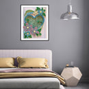 5D DIY Flower Heart Part Special Shaped Diamond Painting Mosaic Art Handicraft