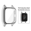 TPU Full Bumper Cover Screen Scratch Case for Garmin Venu Sq (Gray) Newly