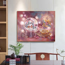 DIY Digital Picture Dessert House Frameless Oil Painting By Number Handicraft