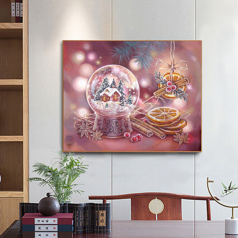 DIY Digital Picture Dessert House Frameless Oil Painting By Number Handicraft