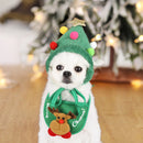 Pet Winter Saliva Towel Dog Triangule Scarf Hat Christmas Ornament Pet Supply
