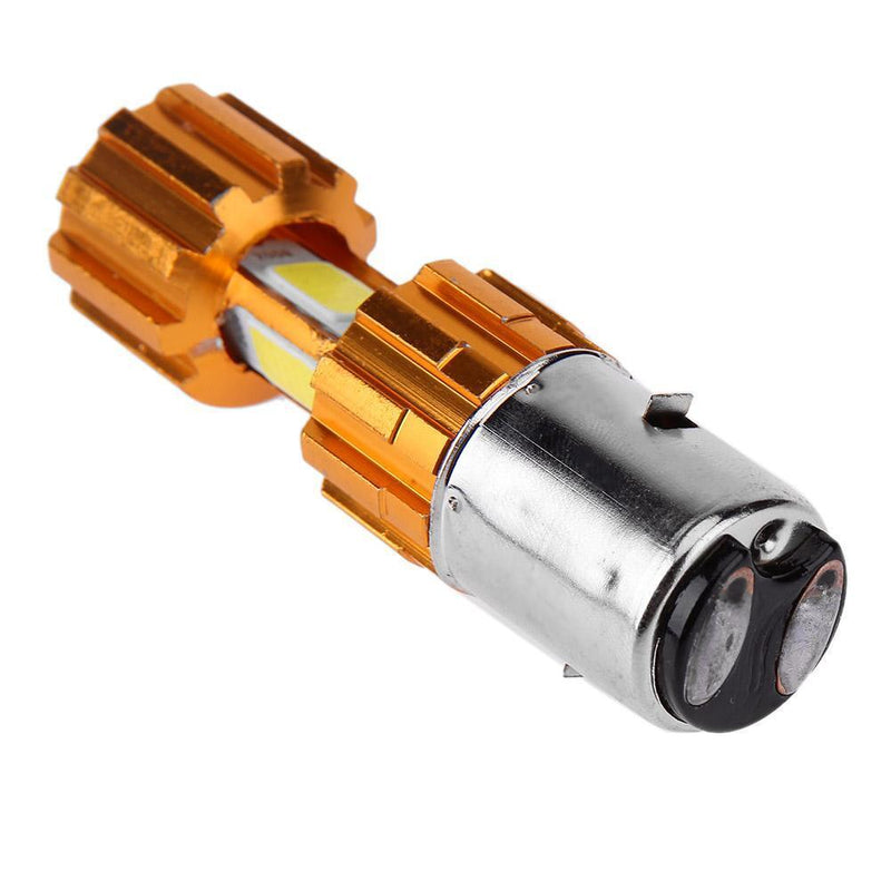 1 Pair DC 12V H6 BA20D 30W COB Motorcycle Motorcycle LED Headlight Bulbs