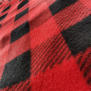 Electric Car Blanket Heated Fleece Travel Throw with Timer (Black Red) Newly