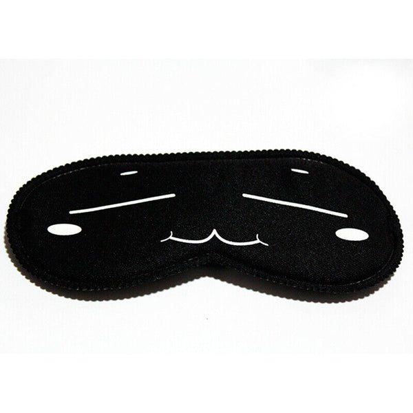 Cute Sleeping Eye Facepack Blindfold Sleep Travel Shade CoverLight Blinde B4W7