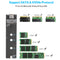 USB Type C M.2 SSD Case Box (USB-C To USB-A Cable+USB-C To USB-C Cable)