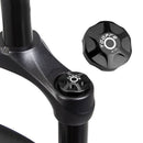 Dustproof MTB Front Fork Cap Bicycle Air Gas Valve Protective Cover (Black)