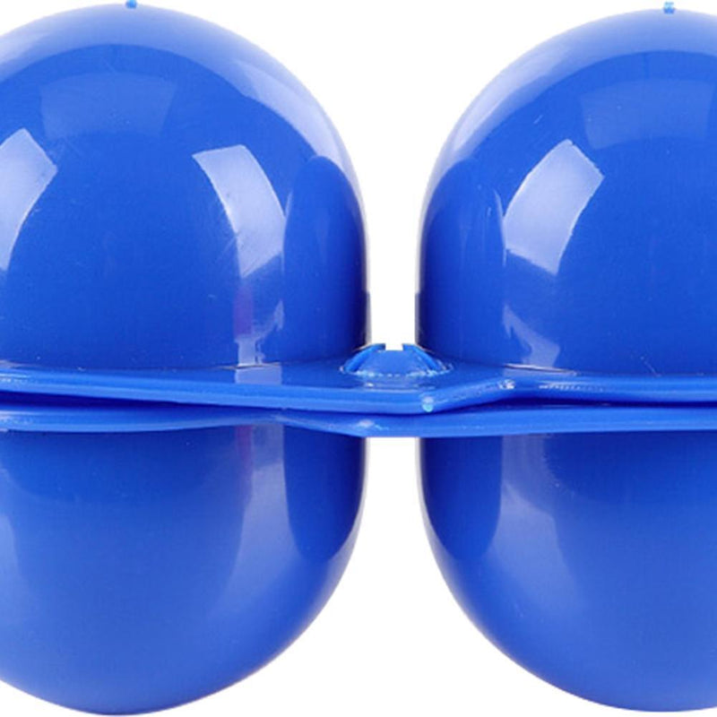 2 Grids Egg Storage Box Camping Picnic Hiking Carrier Egg Holder (Blue)