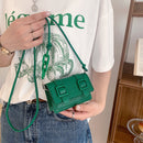 Mini Small Messenger Bags for Women Girl Chain Purse PU Leather Ladies Handbag