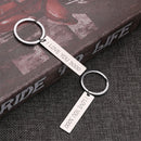 Wife Husband Gift Jewelry Keyfob Key Ring Car Pendant I Love You 3000 Keyring