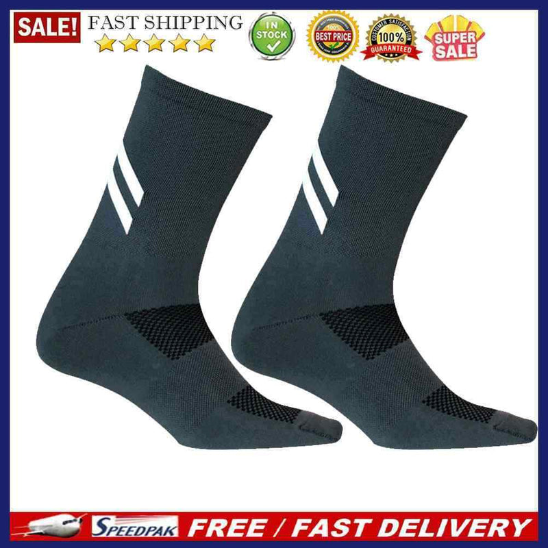 Bike Reflective Socks Moisture Wicking Sweat Absorption Night Riding Socks Ly