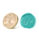 Wax Seal Stamp, Brass Head 30mm for Envelope Wedding, Gift Packing, Tree of