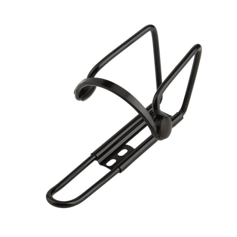 Bicycle Aluminum Kettle Stand Mountain Bike Water Beverage Bracket (Black)