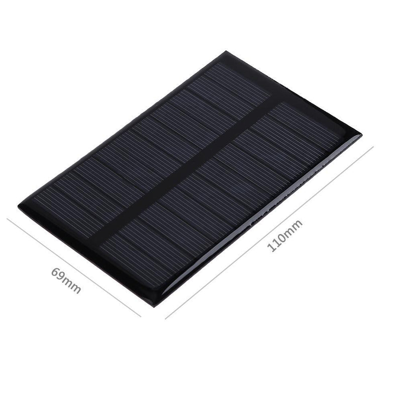 5V 1.2W 240mA DIY Polycrystalline Silicon Solar Panel Battery Solar Charger