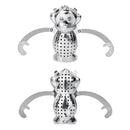 Monkey Shape Tea Infuser Loose Leaf Strainer Herbal Filter Tray Spice Newly
