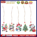 Christmas Diamond Pendant 5D DIY Mosaic Kit Double-sided Rhinestone Decorat