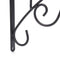 Wrought Iron Hanging Flower Pot Basket Decorative Hanger Brackets (Bird)