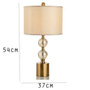 Lighting Bedside Glass Lampshade Room Bedroom Modern Table Lamp Amber Color Art