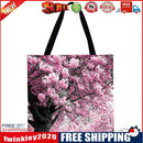 Pink flower tree Printed Shoulder Shopping Bag Casual Large Tote Handbag