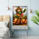 5D Diamond Painting Halloween scarecrow Full Round Drill Rhinestone Kit