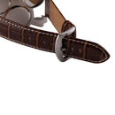 Oulm Men's Watch with Brown 3-Movt Dial Brown 23mm Stainless Steel Band  Newly