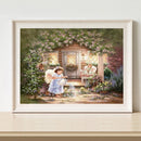 Painting By Numbers Kit DIY Girl Hand Painted Canvas Oil Art Picture Craft Gift