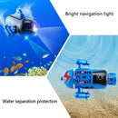 Mini Wireless Remote Control Submarine Electric Underwater Lake Boat (Blue)