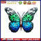 16.5cm Metal Wrought Iron Sculptures Butterfly Garden Wall Hang Butterfly Decor