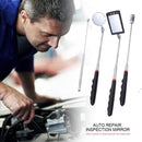 4pcs/set Automotive Telescopic Inspection Mirrors Adjustable Car Angle View Pen