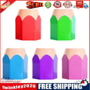 5pcs Pen Vase Makeup Brush Holder Stationery Desk Container Office Supply