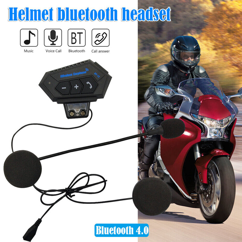 BT12 CSR8635 Bluetooth-compatible V4.0+EDR Headset for Motorcycle Helmet In