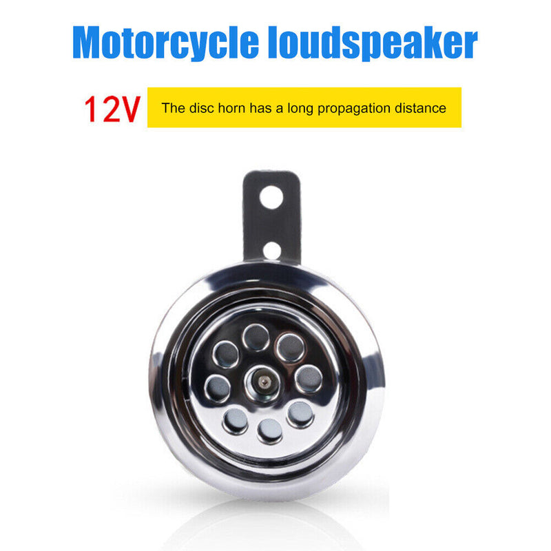 Motorcycle Horn 105dB High Decibel Loud Electric Horn for Scooter Electric Bike
