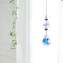 Crystal Bauhinia Gourd Pendant Drop Home Garden Car Decor (B)