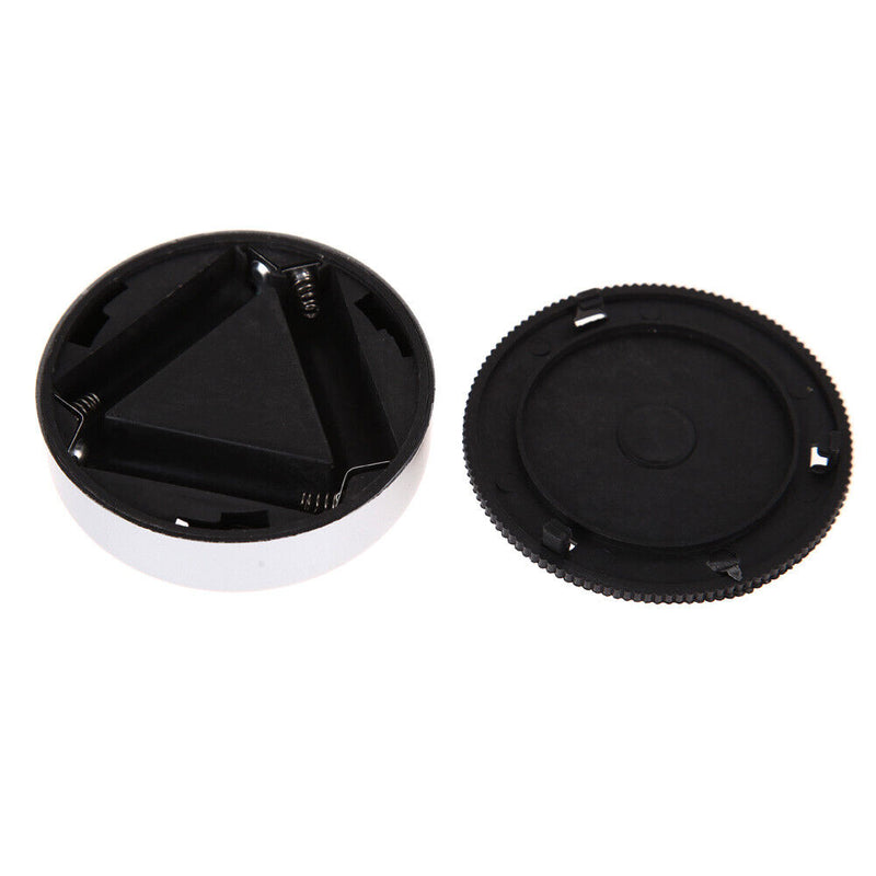 3 LED Battery Powered Wireless Night Light Rod Tap Touch Lamp Light Round