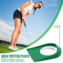 Plastic Putter Plate Foldable Golf Exercise Practice Push Rod for Children To