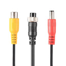 M12 4Pin Aviation Head to RCA Female DC Male Extension Cable Adapter (B)