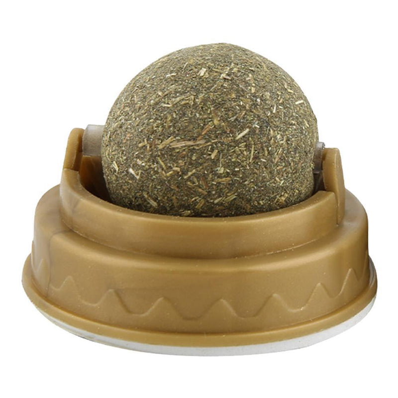 Healthy Cat Catnip Ball Toys with Dust Cover Molar Teeth Cat Catnip Pet Products