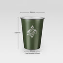 Stainless Steel Camping Cup Outdoor Travel Coffee Beer Drinks Mugs (Grey)