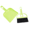 Mini Desktop Plastic Sweep Cleaning Brush Small Broom Dustpan Set (Green) Newly