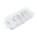 5x Fishing Lures 3.5g 5cm Minnow Lure Hard Bait Crankbait Wobbler Fishing Tackle