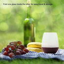 Unbreakable Silicone Wine Glasses Stemless Shatterproof Flexible Rubber Cups
