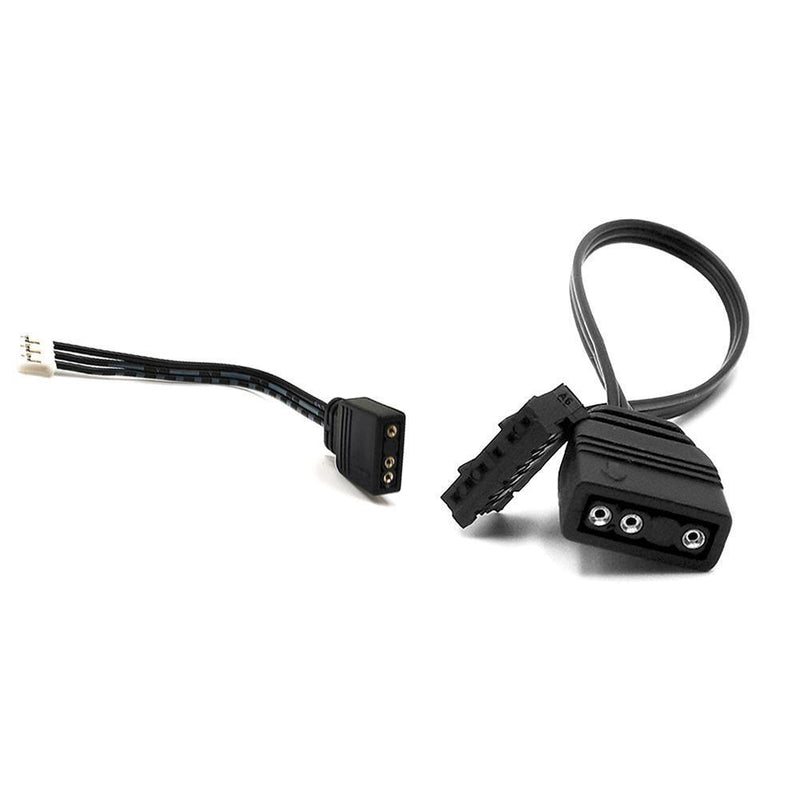 5pcs Small 4Pin to 5V ARGB 3Pin Fan Controller Adapter Cable for Coolmoon