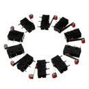 PCB Terminals Snap Action SPDT Lever Arm Micro Limit Switch Roller KW11-N KW12