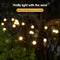 LED Solar Firefly Garden Light Kit Garden Landscape Firefly Swaying # Warm ligh`
