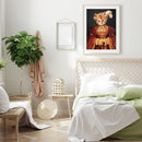 Dame Cat Oil Paint By Numbers Kit DIY Frameless Drawing for Adults Home Decor