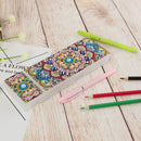 DIY Mandala Special Shaped Diamond Painting 2 Grids Students Pencil Storage
